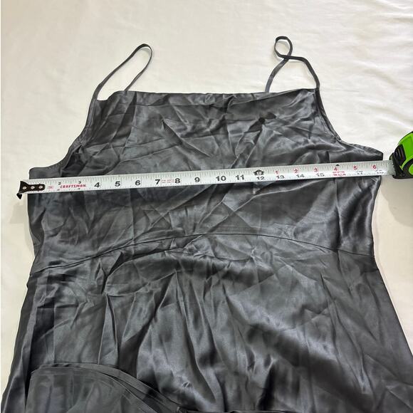 Quince Womens Medium 100% Washable Silk Cowl Neck Slip Dress Lightweight - Picture 10 of 11